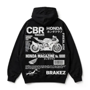 Honda CBR1000RR Fireblade Magazine Edition hoodie back print