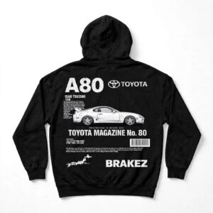 Toyota Supra A80 MK4 Magazine Edition hoodie back print